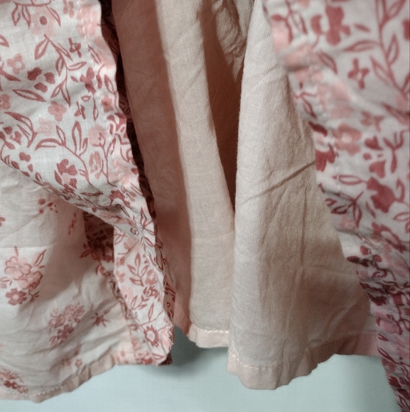 NWOT Amercian Eagle Floral Babydoll Dress Women's M Pink Barbiecore Cottagecore - Picture 9 of 12